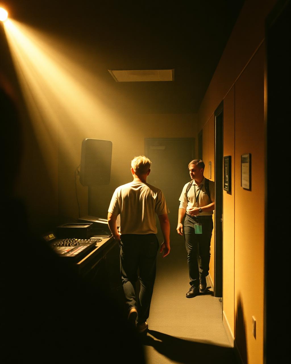 Backstage in Brussels